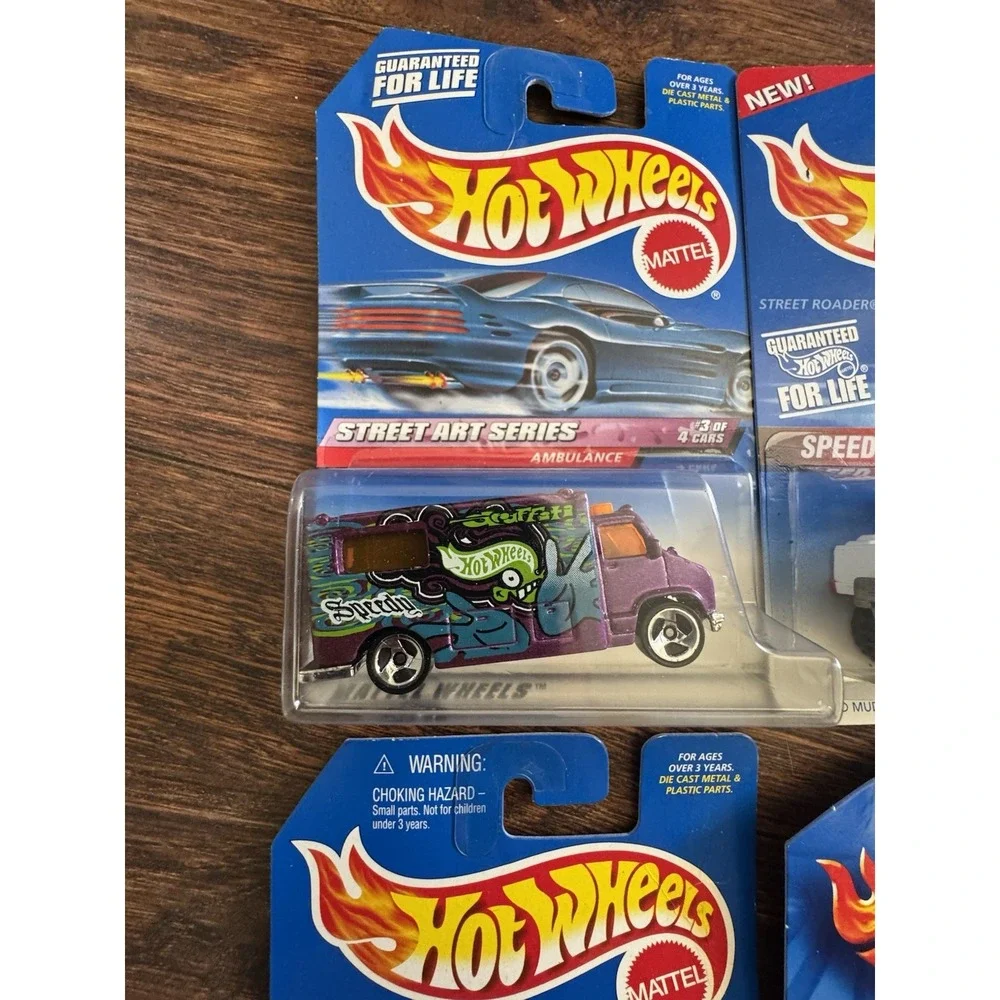 Hot Wheels Lot of 6 1997-2001 Street Art Speed Spray Dash 4 Cash Buggin Out